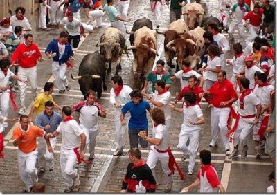 encierro a Pampelune